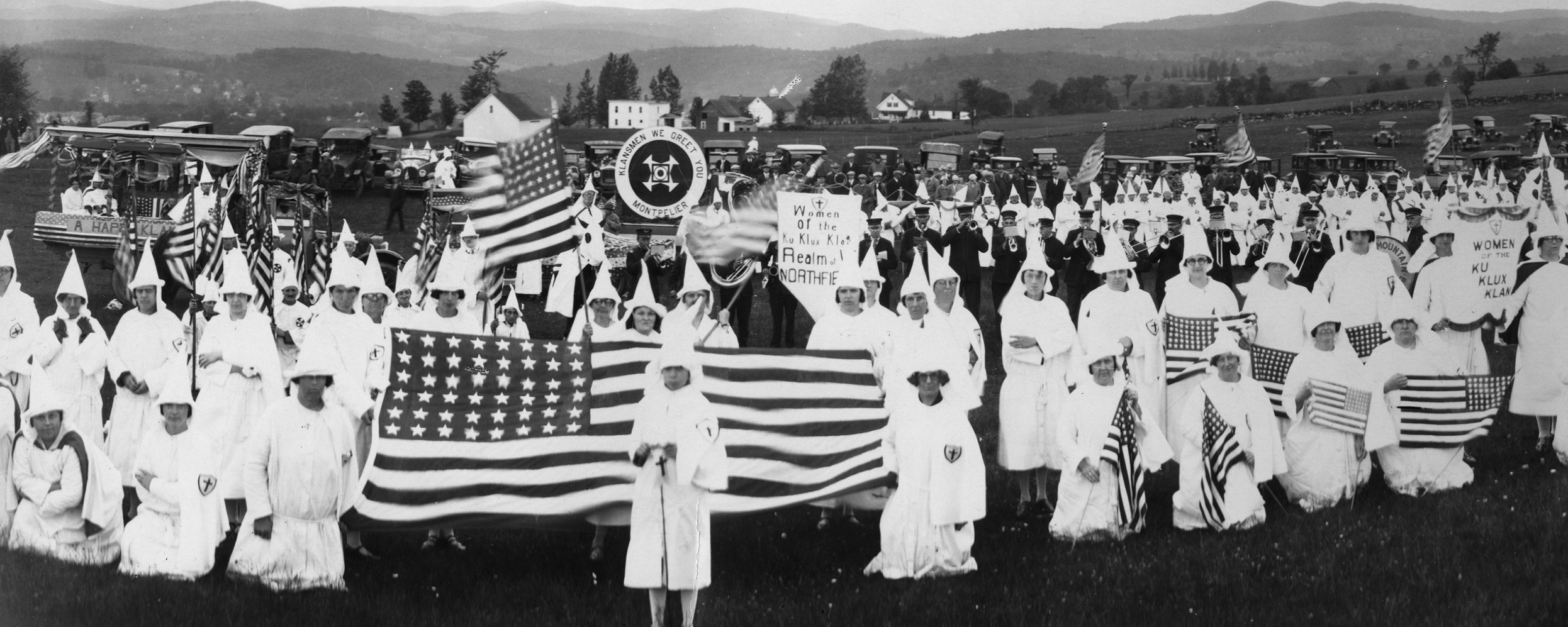 A KKK rally in Montpelier, 1927